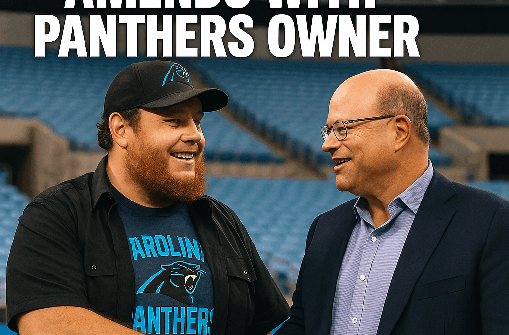 Luke Combs and the Carolina Panthers’ Owner: From Awkward to Amicable